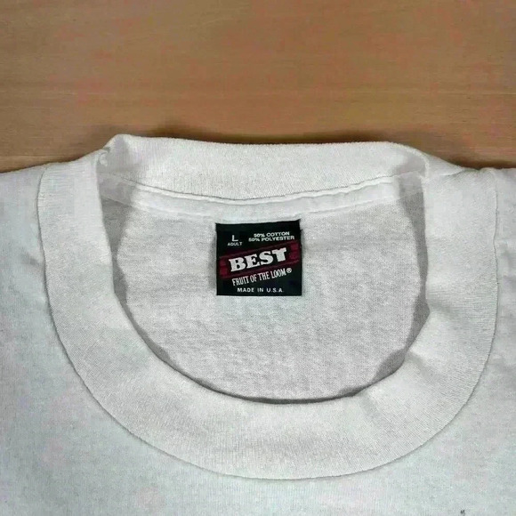 Vintage 1991 Doug Stone on Tour T-shirt SIGNED size Large country artist - Picture 3 of 8